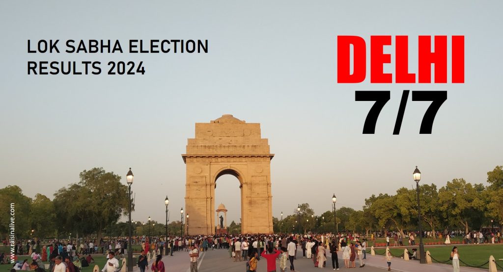 LS24: National capital shows trust in Modi