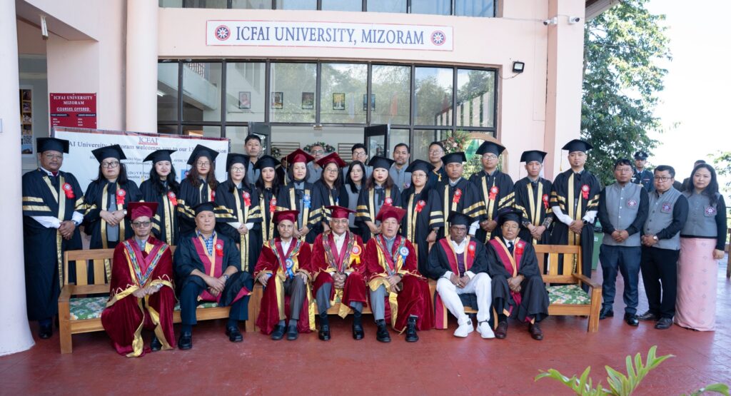 Mizoram Governor graces 13th convocation of ICFAI University Mizoram