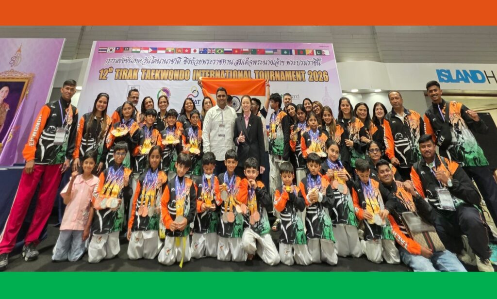 Team Jayesh Training Classes proudly hosted the tricolour aloft after winning 89 medals at an international competition
